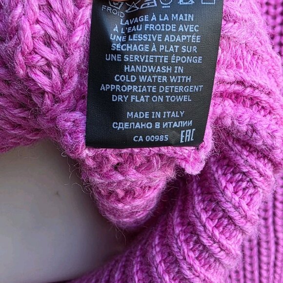 Isabel Marant Etoile Sz 36 I 4 Pink Pleane Sweater Puff Sleeves Jumper Wool - Picture 3 of 6